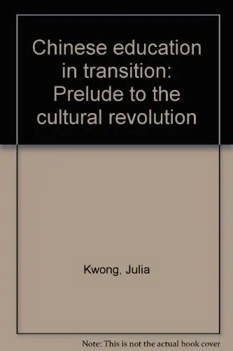Cover of Chinese education in transition
