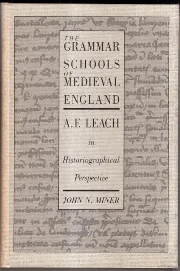 Cover of The Grammar Schools of Medieval England