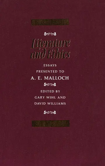 Cover of Literature and Ethics