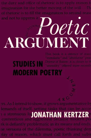 Cover of Poetic Argument