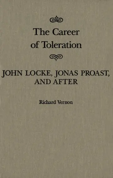 Cover of The Career of Toleration