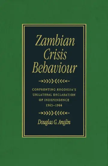 Cover of Zambian Crisis Behaviour