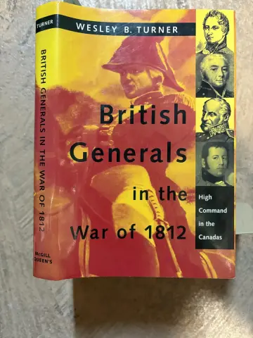Cover of British Generals in the War of 1812
