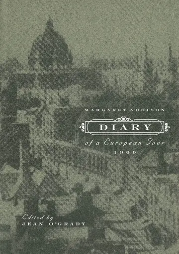 Cover of Diary of a European Tour, 1900
