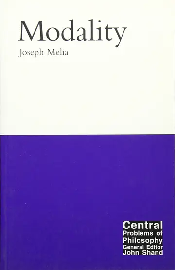 Cover of Modality