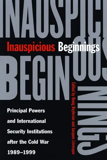 Cover of Inauspicious Beginnings