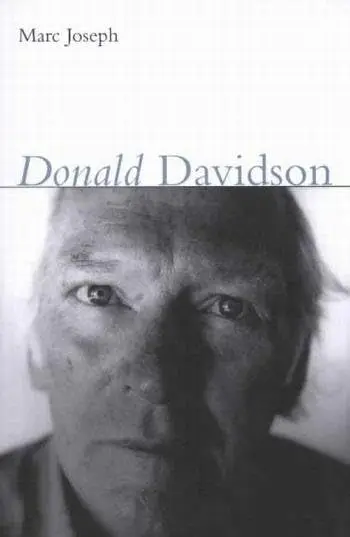 Cover of Donald Davidson