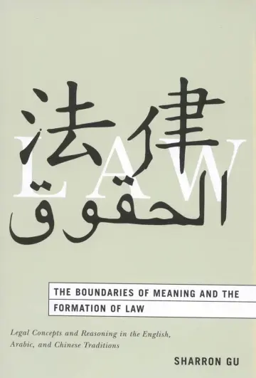 Cover of The Boundaries of Meaning and the Formation of Law