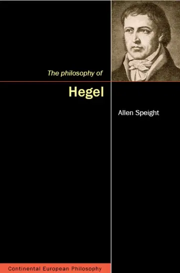 Cover of The Philosophy of Hegel