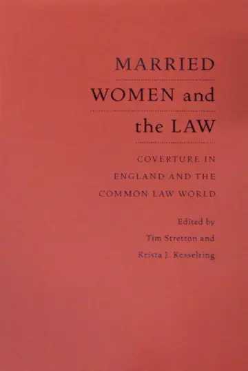 Cover of Married Women and the Law