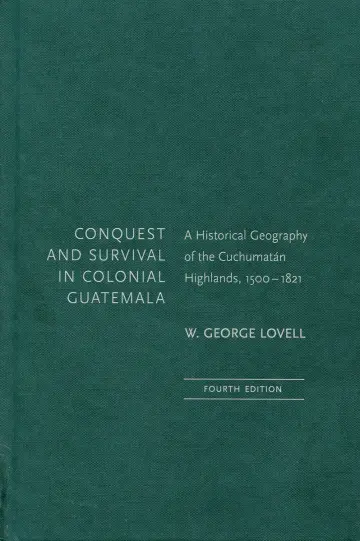 Cover of Conquest and Survival in Colonial Guatemala