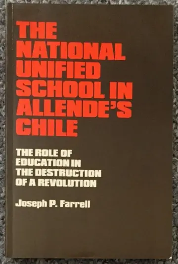 Cover of National Unified School in Allende's Chile