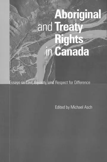 Cover of Aboriginal and Treaty Rights in Canada