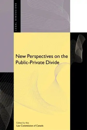 Cover of New Perspectives on the Public-Private Divide