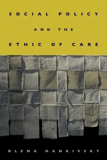 Cover of Social Policy and the Ethic of Care