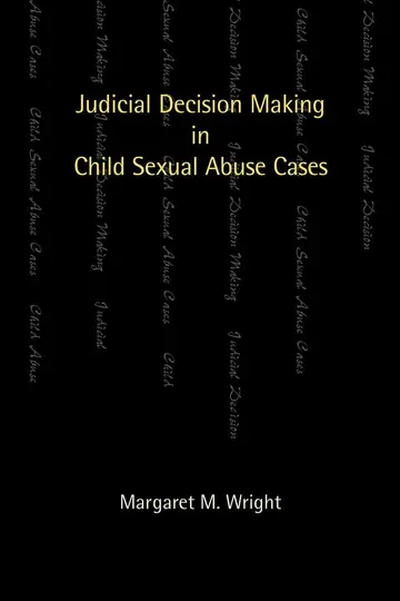 Cover of Judicial Decision Making in Child Sexual Abuse Cases