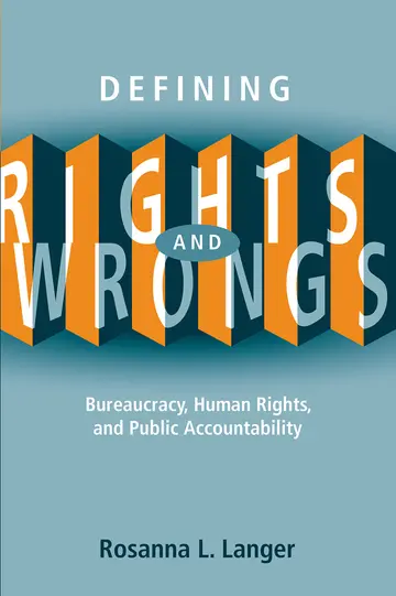 Cover of Defining Rights and Wrongs