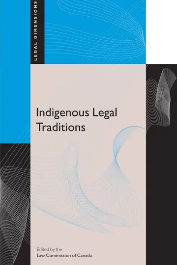 Cover of Indigenous Legal Traditions