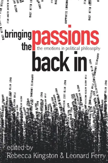 Cover of Bringing the Passions Back in