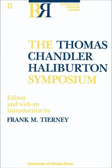 Cover of The Thomas Chandler Haliburton Symposium
