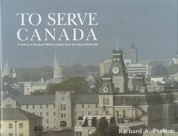 Cover of To Serve Canada