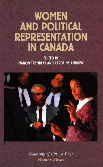 Cover of Women and Political Representation in Canada