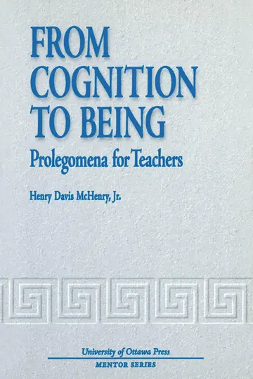 Cover of From Cognition to Being