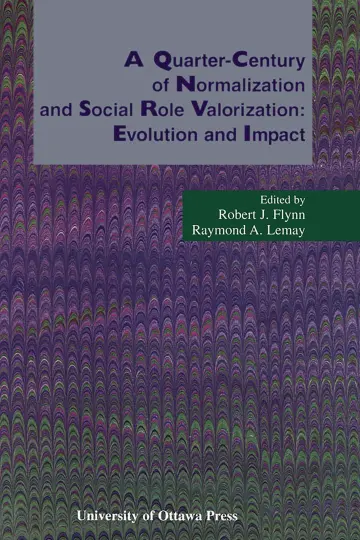 Cover of A Quarter-Century of Normalization and Social Role Valorization