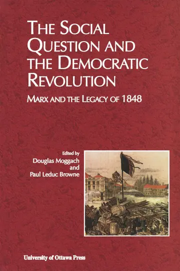Cover of The Social Question and the Democratic Revolution