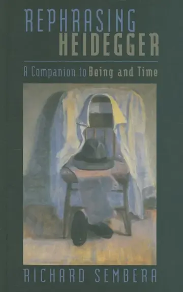 Cover of Rephrasing Heidegger