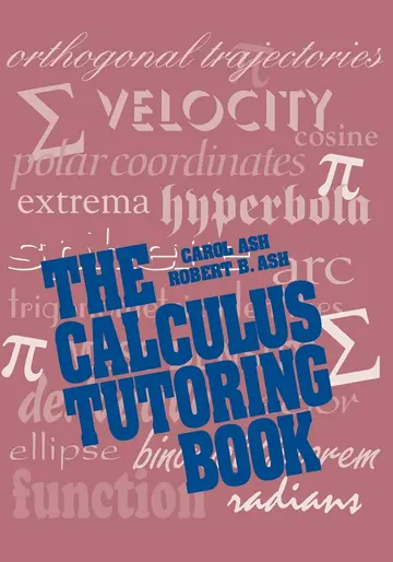 Cover of Calculus Tutoring Book