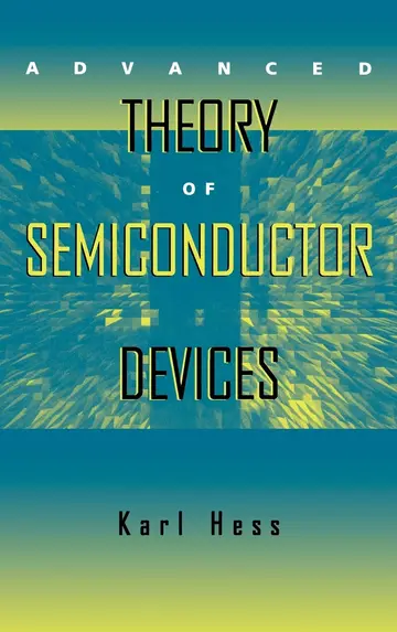 Cover of Advanced Theory of Semiconductor Devices