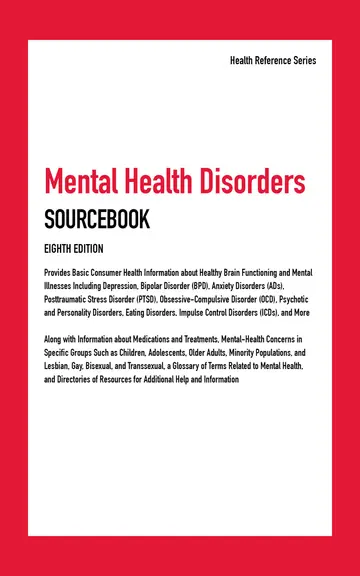 Cover of Mental Health Disorders Sourcebook, 8th Ed