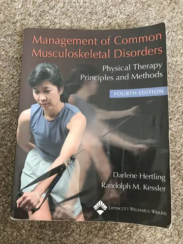 Cover of Management of Common Musculoskeletal Disorders