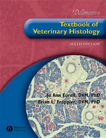 Cover of Dellmann's Textbook of Veterinary Histology, with CD