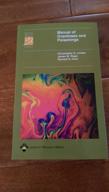 Cover of Manual of Overdoses and Poisonings
