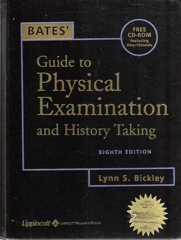 Cover of Bates' Guide to Physical Examination and History Taking with Free CD
