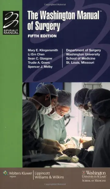 Cover of The Washington Manual of Surgery