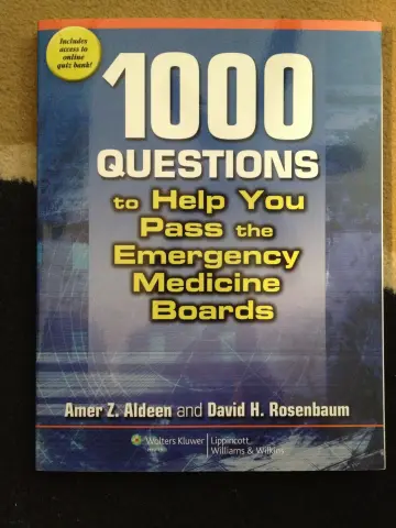 Cover of 1,000 Questions to Help You Pass the Emergency Medicine Boards