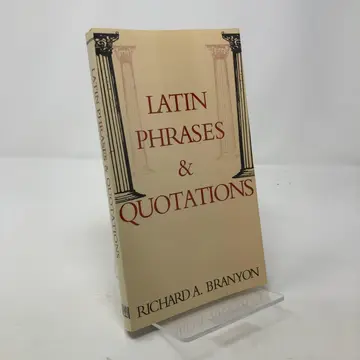 Cover of Latin Phrases and Quotations