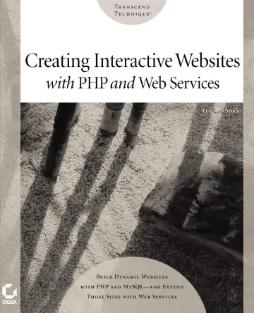 Cover of Creating Interactive Websites with PHP and Web Services