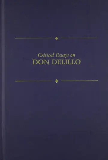 Cover of Critical Essays on Don Delillo