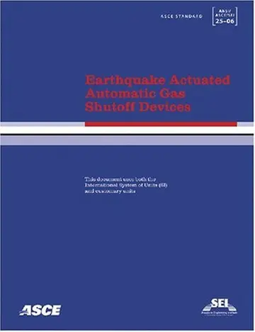 Cover of Earthquake-Actuated Automatic Gas Shutoff Devices