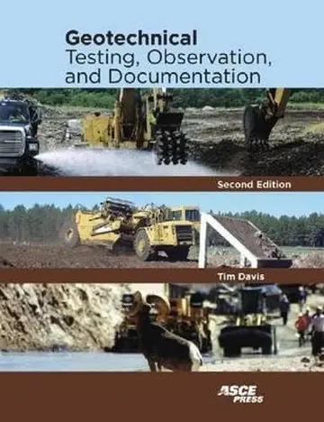 Cover of Geotechnical Testing, Observation, and Documentation