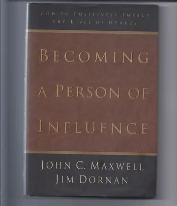 Cover of Becoming a Person of Influence
