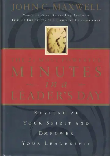Cover of The 21 Most Powerful Minutes in a Leader's Day