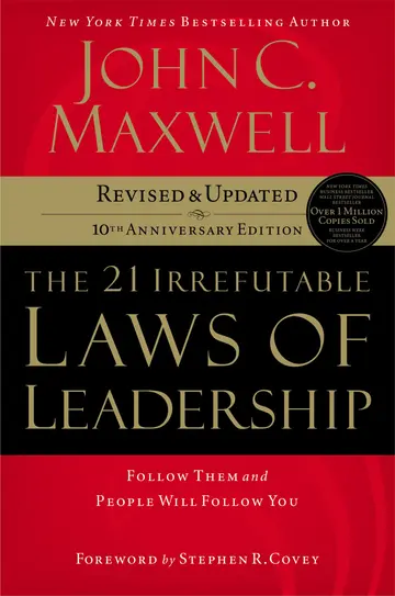Cover of The 21 Irrefutable Laws of Leadership