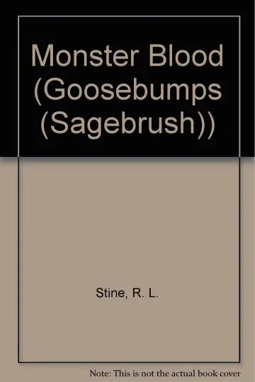 Cover of Monster Blood (Goosebumps (Sagebrush))