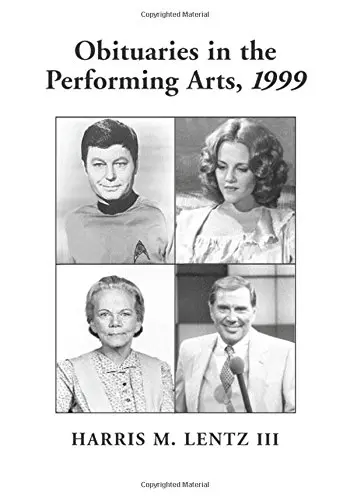Cover of Obituaries in the Performing Arts, 1999