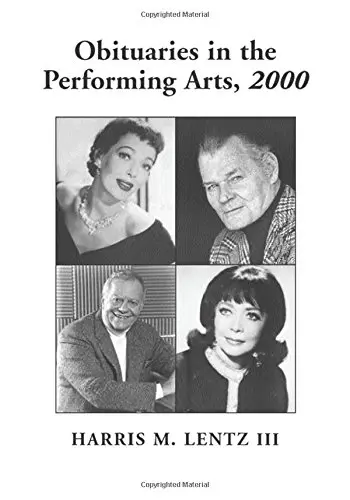 Cover of Obituaries in the Performing Arts, 2000
